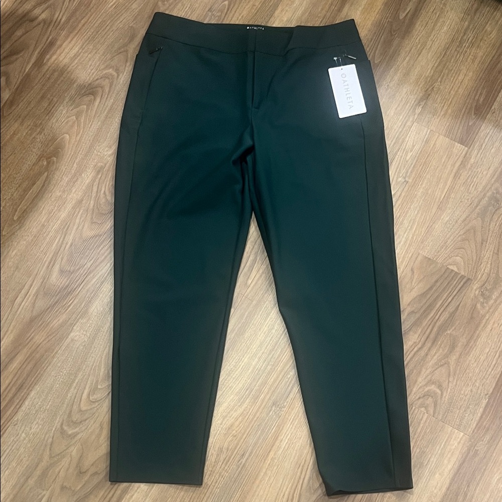 Athleta Women’s Dark Green Stellar Trouser Pants